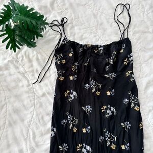 Abercrombie & Fitch Black Dress with Yellow Accents